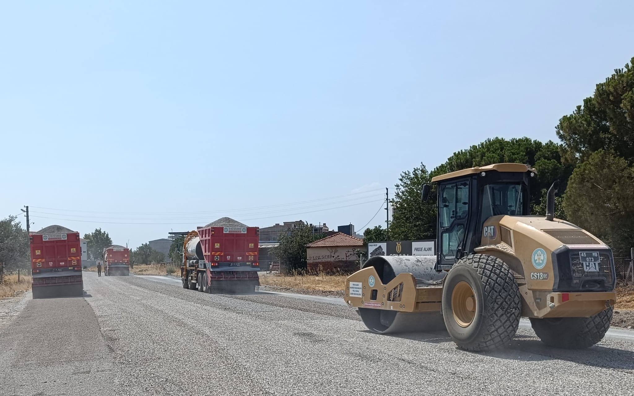 Manisa’da yollar güvenle yenileniyor